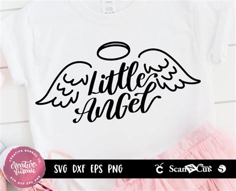 Little Angel Svg Dxf Cutting File Angel Svg Dxf Cut File Etsy