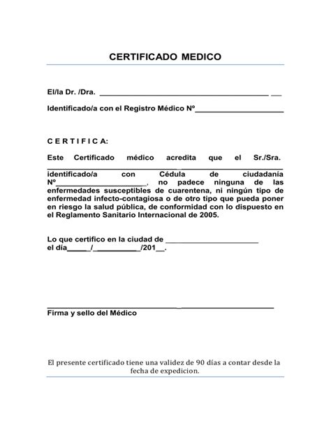 Modelo De Certificado Medico De Buena Salud En Ingles Financial Report The Best Porn Website