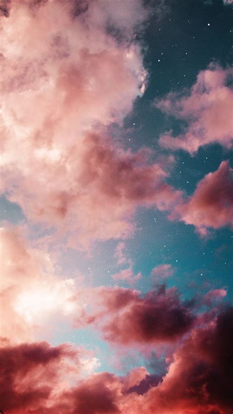 Tumblr background cute pink posted by christopher johnson. Pin by Ashna on things | Pink clouds wallpaper, Cloud ...