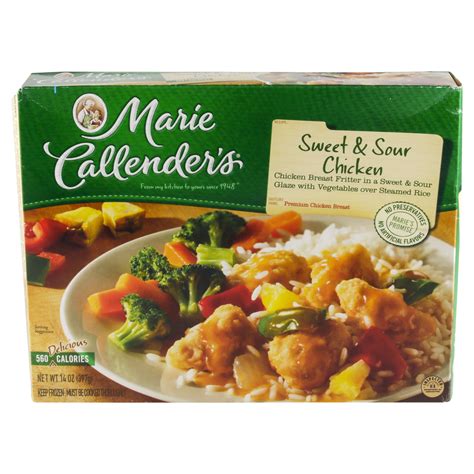 Marie Callender S Sweet Sour Chicken Dinner 14 Oz Chicken Turkey