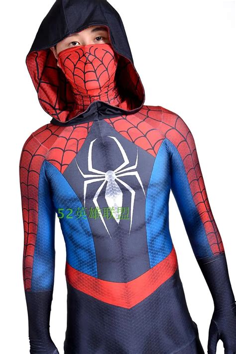 Halloween Spiderman Cosplay Zentai Suit Spandex Lycra 3d Printing Full Body In Movie And Tv