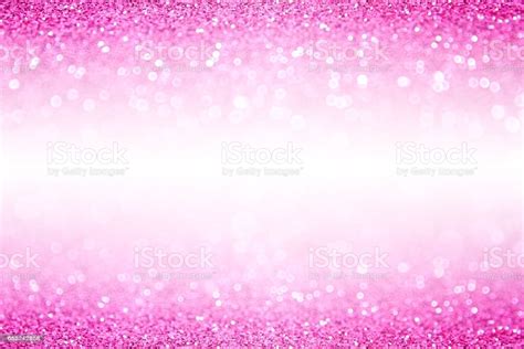 Pink White Glitter Sparkle Background Stock Photo
