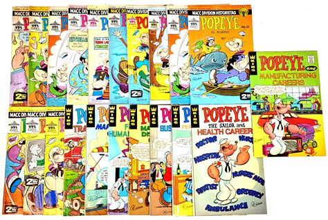 Lot 41 Vintage Popeye Comic Books