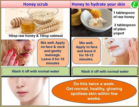 Natural Home Made Honey Scrub And Face Pack For Super Glowing Skin Face