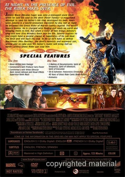 Ghost Rider Extended Cut Dvd 2007 Dvd Empire
