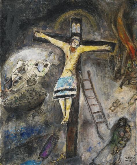 Marc Chagall Crucifixion 200 300k 545k Usd