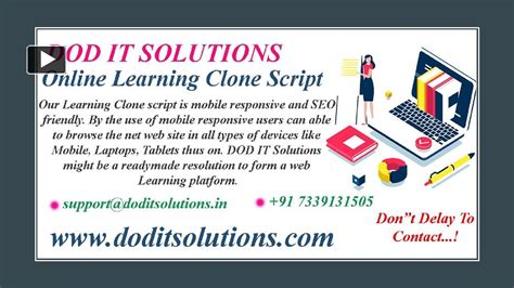 Ppt Online Php Learning Clone Script Dod It Solutions Powerpoint