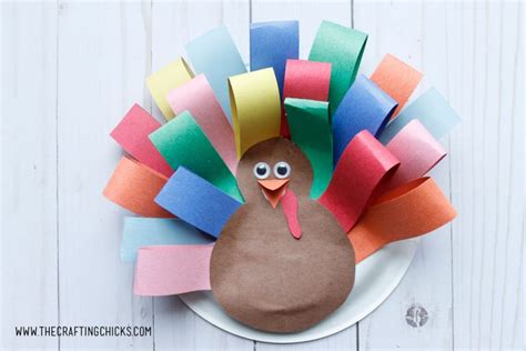 Paper Plate Turkey Craft The Crafting Chicks