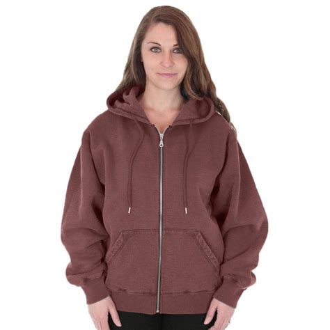 100 Heavy Cotton Womens Hoodie Pullover Sweatshirt Made In Canada