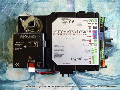 Automated Logic U341v Vav Box Controller Wactuator Bacnet U341v Plus