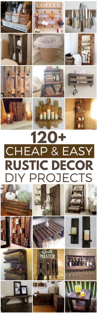 120 Cheap And Easy Diy Rustic Home Decor Ideas Prudent Penny Pincher