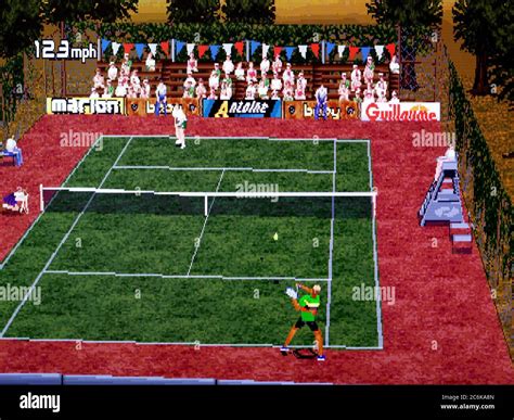 Tennis Arena Sony Playstation 1 Ps1 Psx Editorial Use Only Stock
