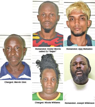 Couple Among Charged For Narco Trafficking Guyana Times