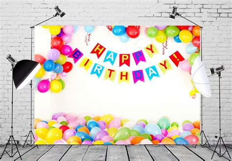 Buy Beleco 7x5ft Happy Birthday Backdrop Birthday Party Interior