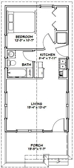 When you design or decide on your tiny home floor plans, i think there are two approaches to sleep space: 16x32 1 Bedroom Tiny House -- PDF Floor Plan COLUMBUS ...