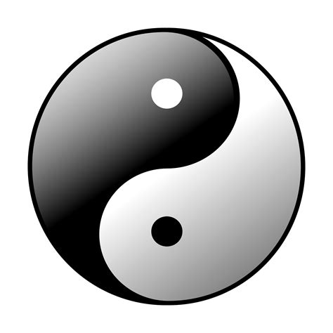 Yin Yang Vector Graphic image - Free stock photo - Public Domain photo png image