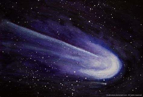 Halleys Comet By Afinodora On Deviantart