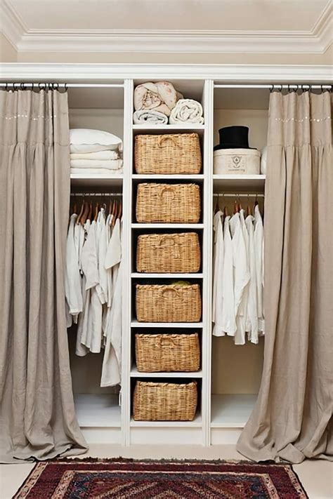 27 Fashionable Closet Door Curtain Ideas To Keep You Far From Mess