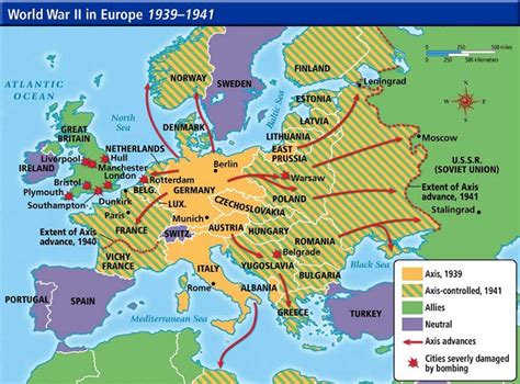 Major Battles Of Ww2 Map Worksheet