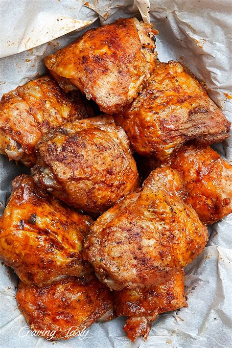 Extra Crispy Oven-Fried Chicken Thighs - Craving Tasty