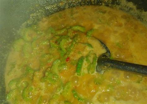Tumis atau oseng pare bumbu pedas ini akan sangat enak dan mantap ketika disantap. Resep Tumis pare pedas kuah santan oleh Astryborneo - Cookpad
