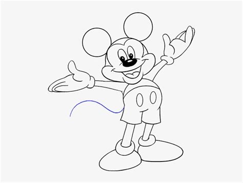 How To Draw Mickey Mouse Mickey Mouse Pictures Drawing Transparent