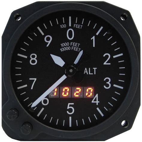 Swift Altimeter And Barometers 3 18 Inch 9 30 Vdc Aircraft Spruce