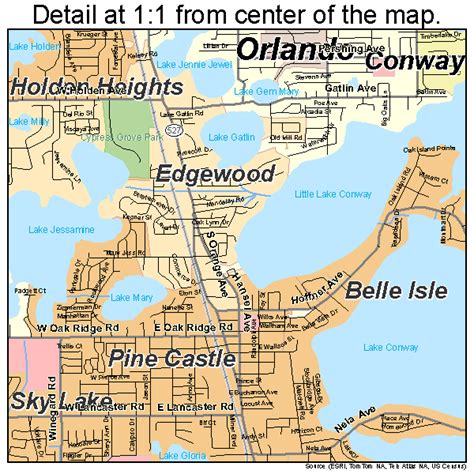 Orlando Florida Street Map 1253000