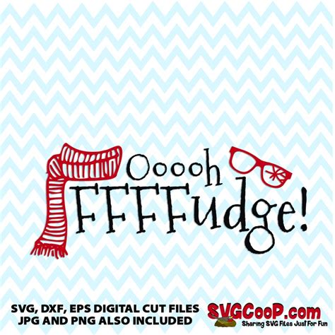 Oh Fudge Christmas story SVG dxf eps Adorable holiday  Etsy