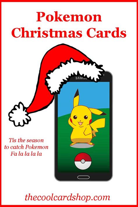 Lets Find Some Pokemon Christmas Cards The Cool Card Shop