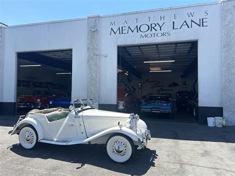 Matthews Memory Lane Motors We Are A Classic Car Dealer Located In