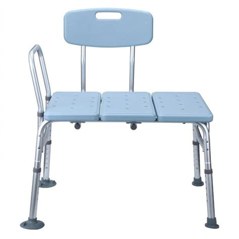 Zimtown Bath Transfer Bench Shower Chair Adjustable Medical 10 Height