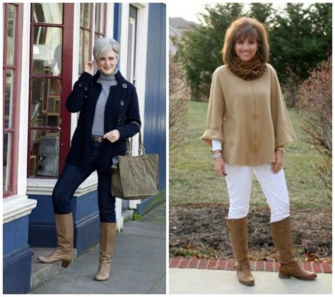 4 cute casual winter outfit ideas for older womens over 60 fashion older women fashion