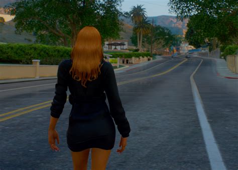 Medium Long Hairstyle With Bangs For Mp Female Gta5