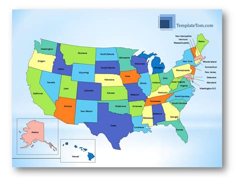 Maps Usa States Map For Presentations