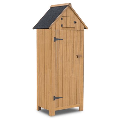 Mcombo Garden 3 Ft W X 2 Ft D Solid Wood Tool Shed