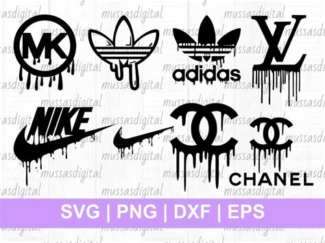 Brand Logo Drip Svg Cut File