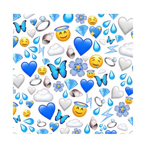 Aesthetic Blue Emojis Png Largest Wallpaper Portal
