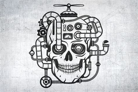 Steampunk Skull Drawing At Explore Collection Of