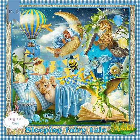 Sleeping Fairy Tale Adika Fairy Tales Baby Scrapbook Scrapbook