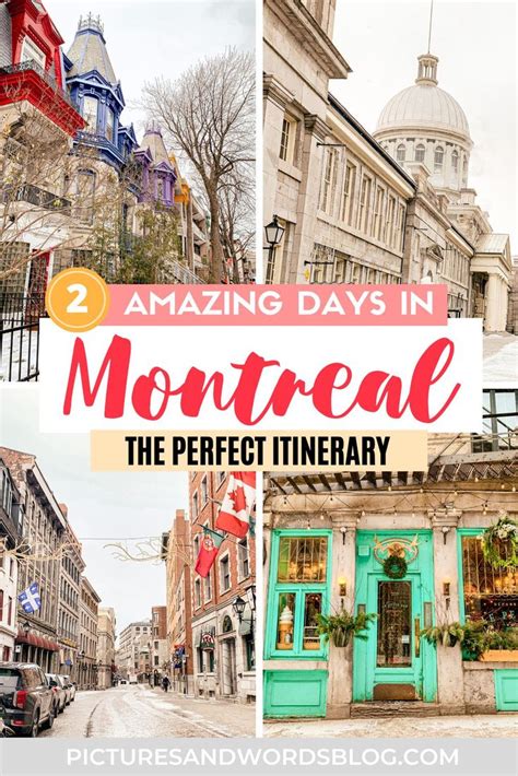 2 days in montreal itinerary montreal travel montreal vacation montreal travel guide