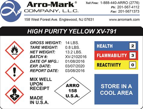 Hazardous Material Label Requirements Label Design Ideas