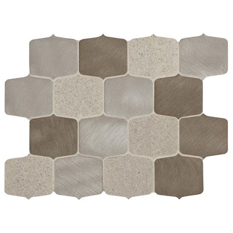 Daltile Premier Accents Gray Blend 9 In X 13 In X 8 Mm Stone And