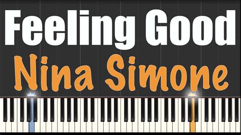 Feeling Good Nina Simone Piano Tutorial Youtube
