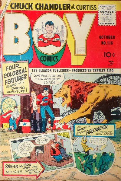 Issues 111 119 Boy Comics