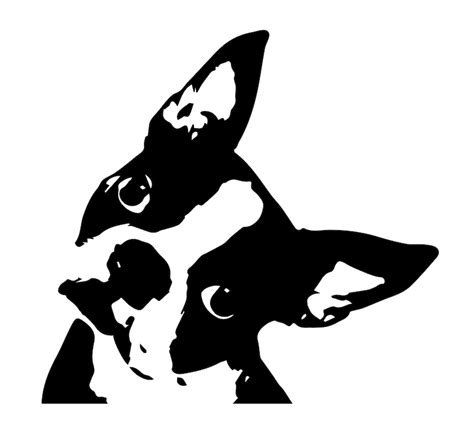 Boston Terrier Puppy Dog SVG Cricut Explorer Digital File Head | Etsy