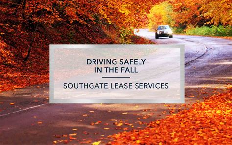 Driving Safely In The Fall Southgate Lease Services