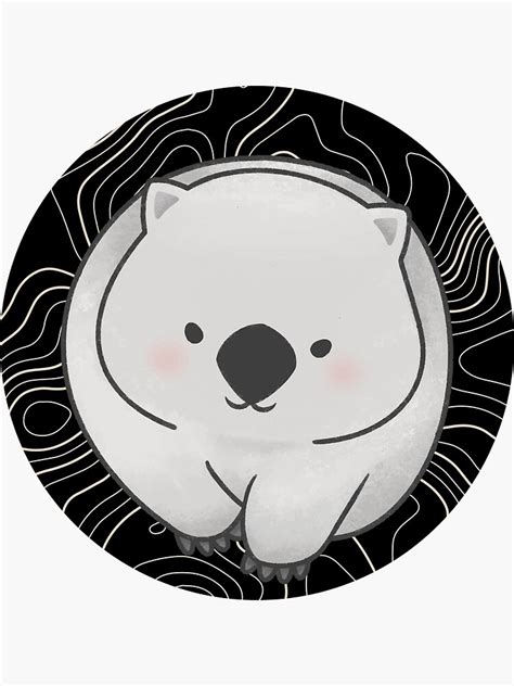 Cute Kawaii Wombat Sticker For Sale By Dnikhil1610 Redbubble