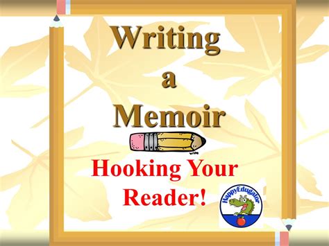 Writing Memoir Leads Powerpoint Teaching Resources