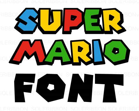 Letras De Mario Bros A Color Seguidores ️